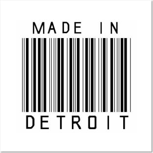 Detroit barcode Posters and Art